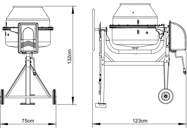 cheap 1 bagger mortar mixer for sale lowes price mini diesel concrete small cement mixer machines