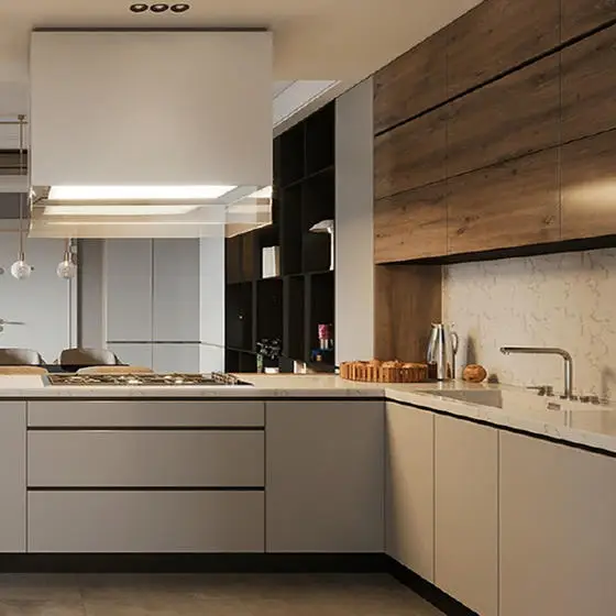 USA high quality open kitchen cabinets