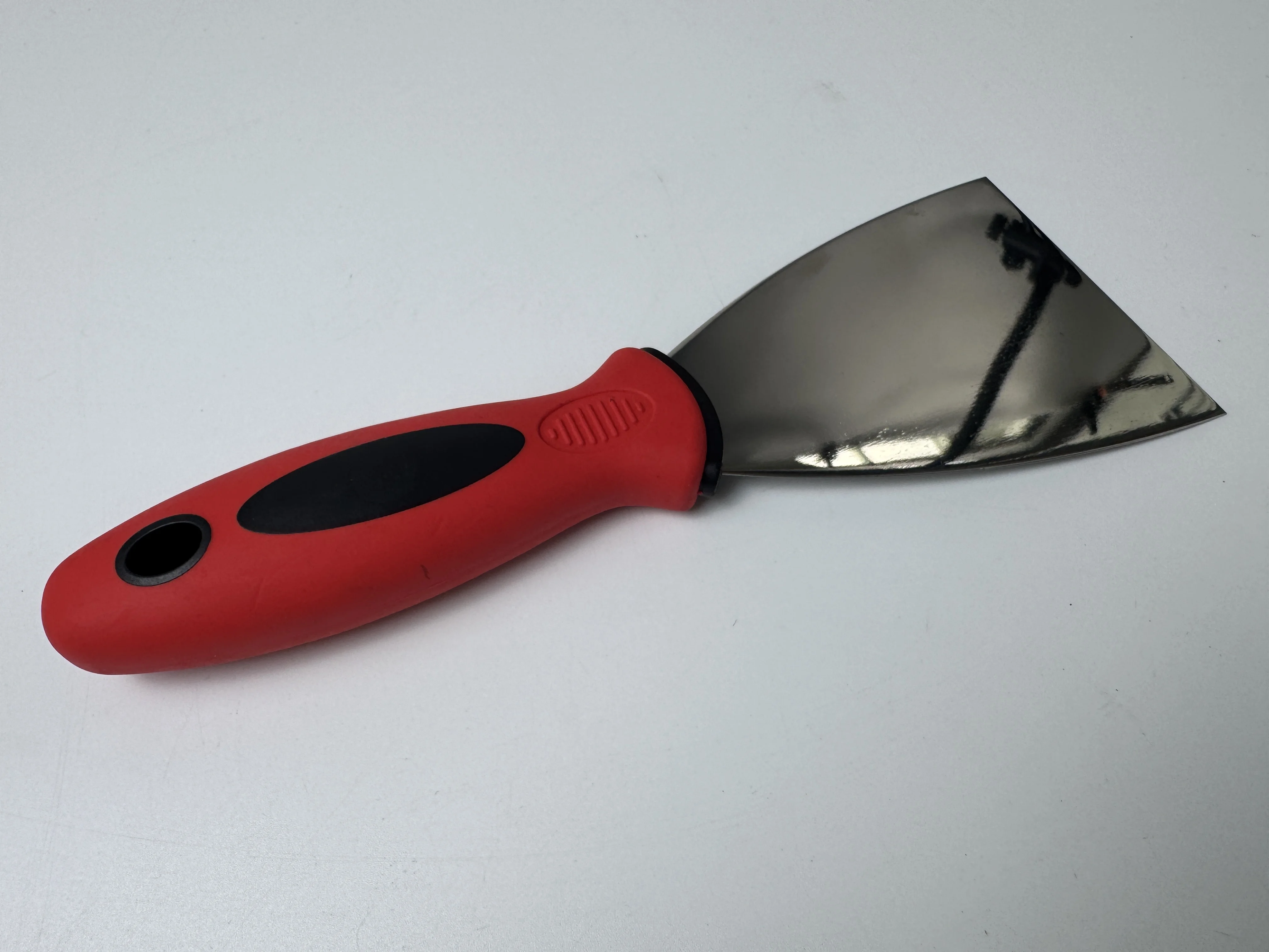 Factory Direct Sale Decoration Tools Paint Scraper Stainless Steel Blade With Rubber Handle for Wall Purpose