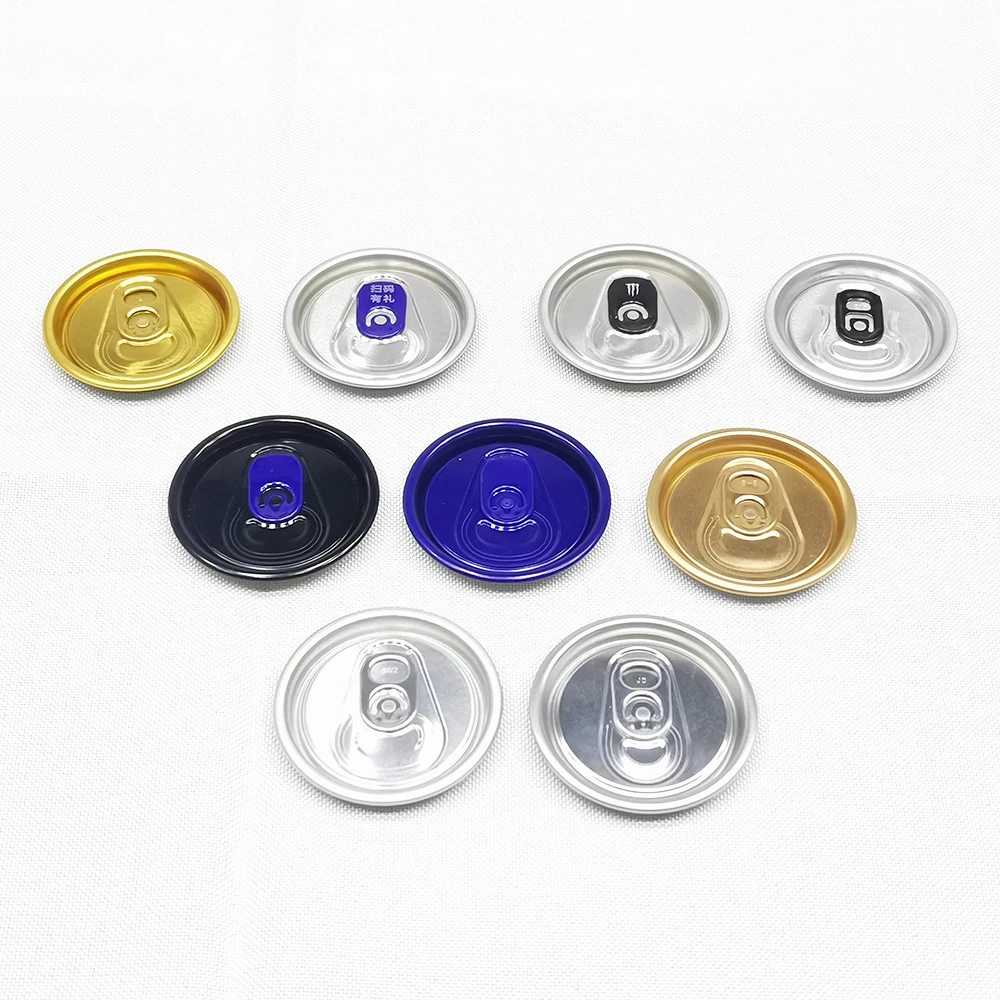202 diameter black printing sot aluminum can lids