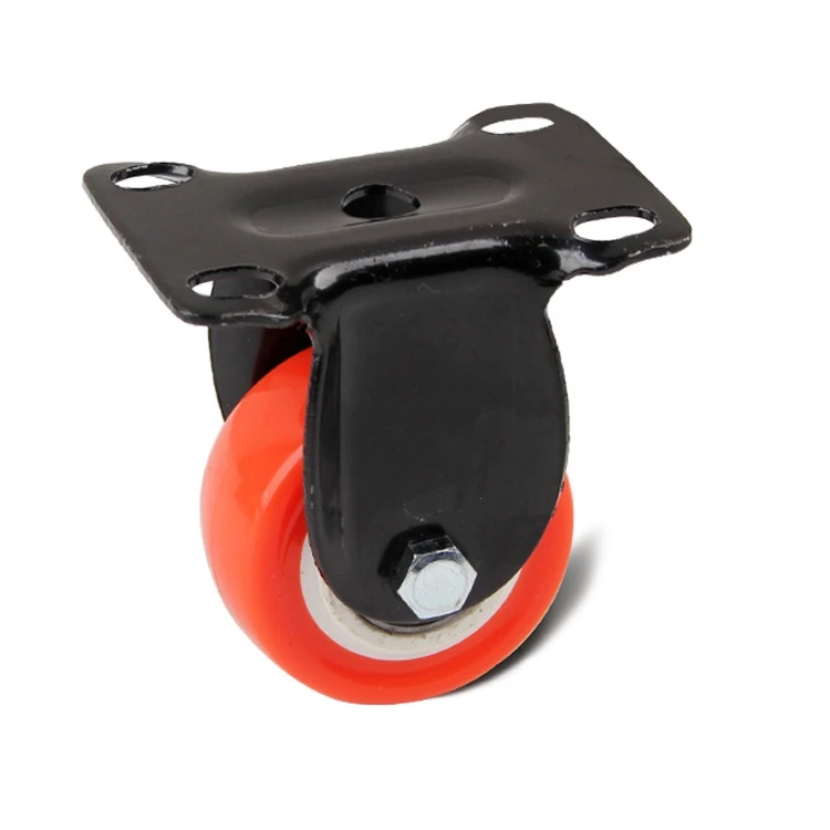 1.5/2/2.5/3 inch black gold diamond casters double bearing silent and durable furniture caster wheels