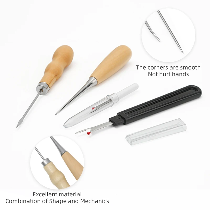 JP Professional DIY Leather Craft Handmade Sewing Working Cut 32 Pieces Leather Tools Set