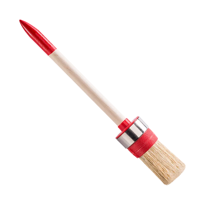 High Quality Professional Thread and Metal Ferrule Round Paint Brush