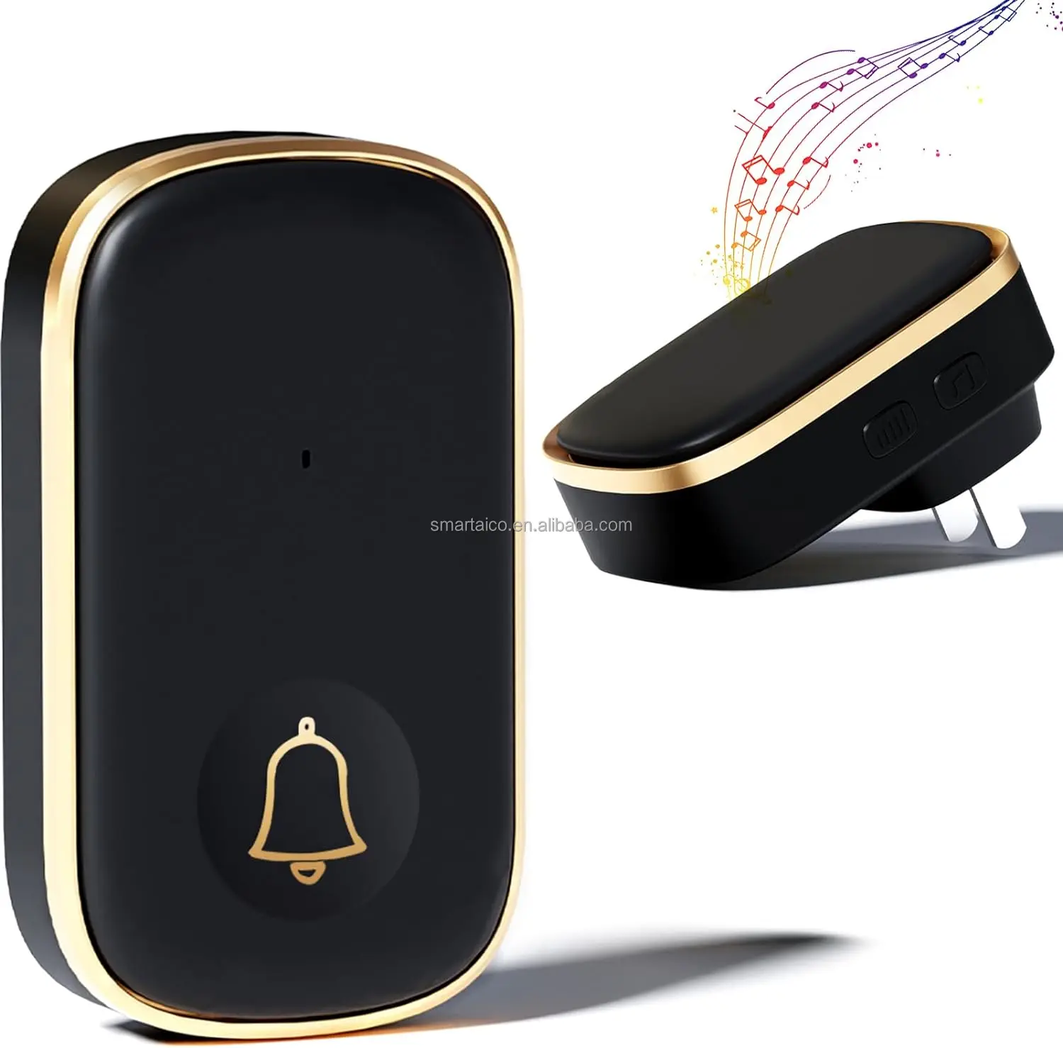 New Coming 300m Range Waterproof Ring bell Chime Kit Wireless Doorbell for Hospital Store Factory