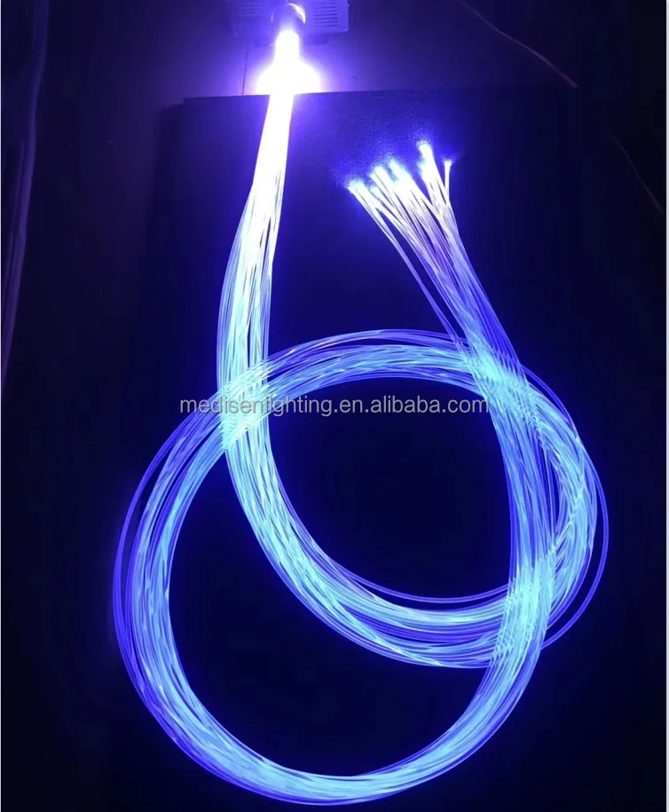 5mm  mma  side glow lighting optical fiber  lighting cable for  Esports room