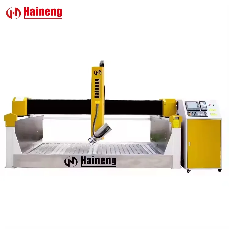 New efficient swinging single head hard stone cnc router sculptures carvings 3d engraving stone machine