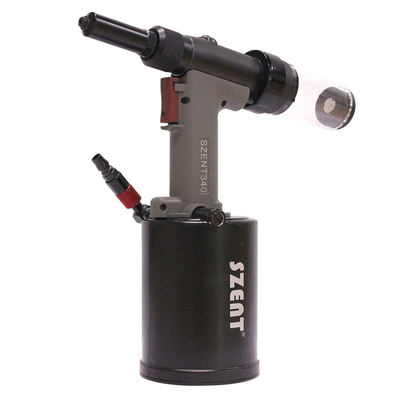 SZENT-340 Pneumatic riveter riveting tool for 5/32 -1/4 Air Riveter Wholesale 6-8kgf/cm2  4.0-6.4mm