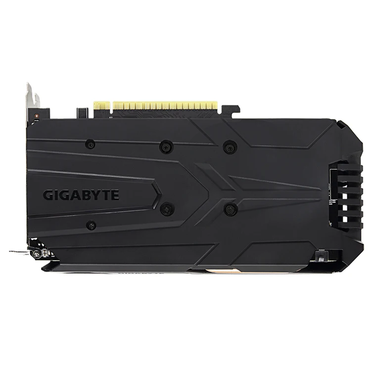 GIGABYTE NVIDIA GeForce GTX 1050 Windforce OC 2G GPU WINDFORCE 2X with Blade Fan Design Graphics Card (GV-N1050WF2OC-2GD)