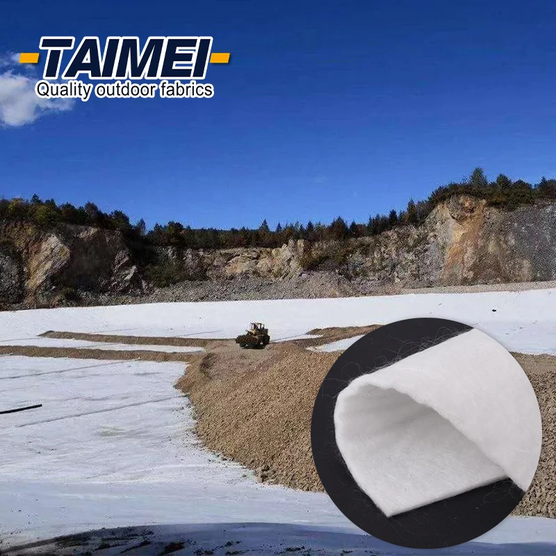 Non-Woven Geotextile Sheets Fabric Road Building Polypropylene Geotextile for Constructions Projects