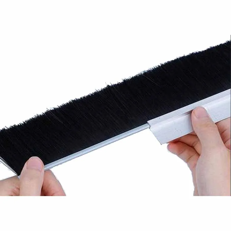 7.6 x 99.3 cm pp bristle strip brush sweeping seal Sliding door brush seal for easy installation of windproof strips