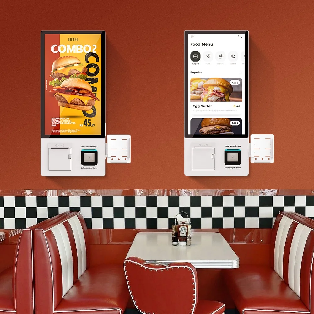 Self-service printing report terminal registration kiosk