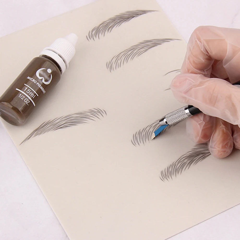 Professional Custom Logo Training Practice PMU Pigment Eyeliner Lip Eyebrow Tattoo Color Body Beauty Permanent Makeup Pigment