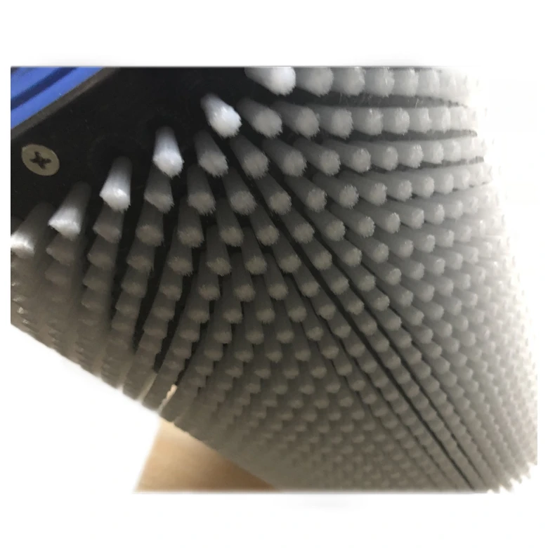 
round nylon hard road sweeper cylinder brush roller for conveyor belt 