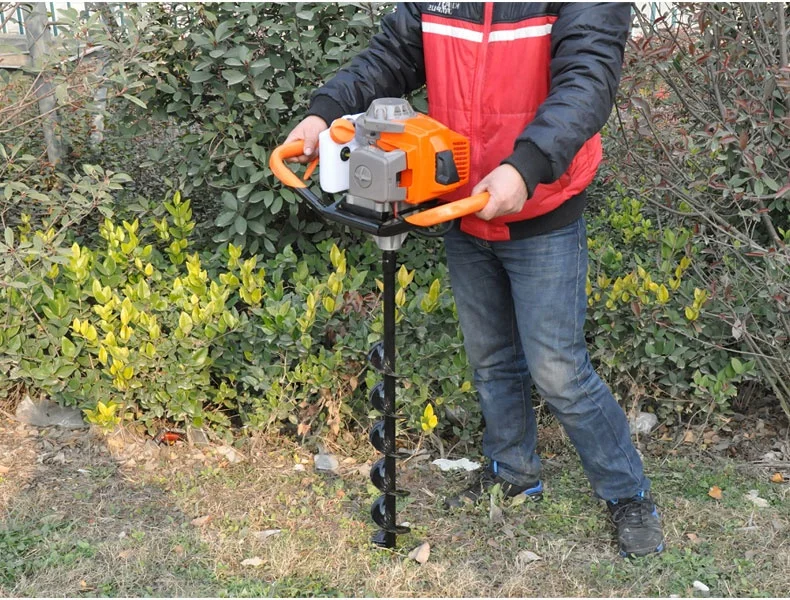 Cheap price tree planting earth auger 52CC 63CC for one man