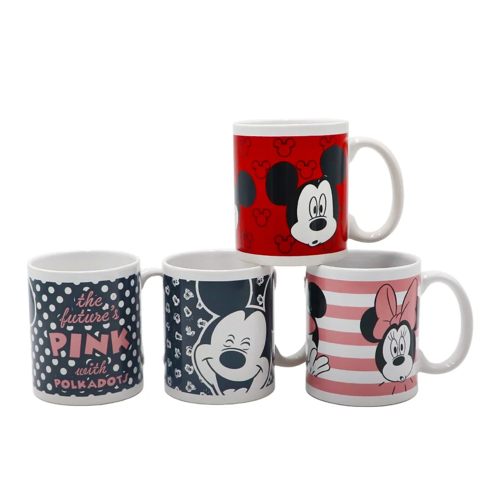 Custom 11oz Ceramic Cup Wholesale 11oz Brand Cartoon Decal Ceramic Souvenir Mug Mugs Contemporary Sustainable Business Gifts