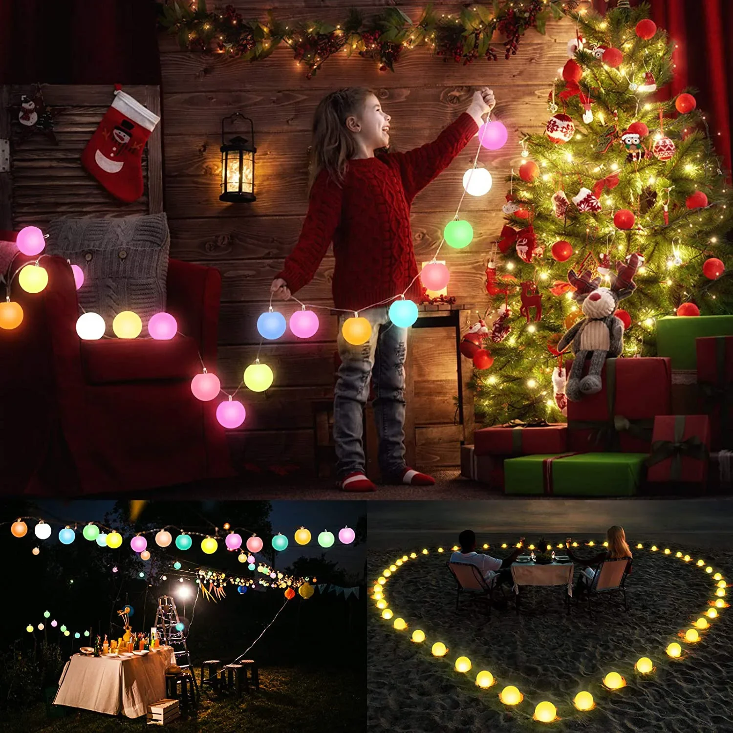 Led Luminous Ball Light Outdoor Lawn Floating Swimming Pool Decoration Night Lights Colorful Remote Control Toy Lamp