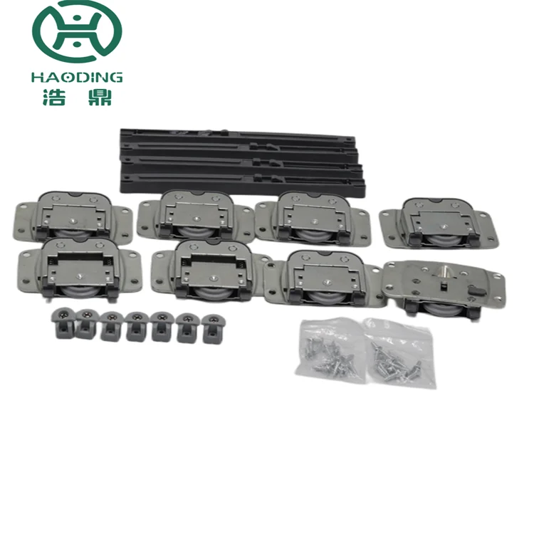 Cabinet Sliding Door Wheel with Soft closing Rail Wardrobe sliding door wheel