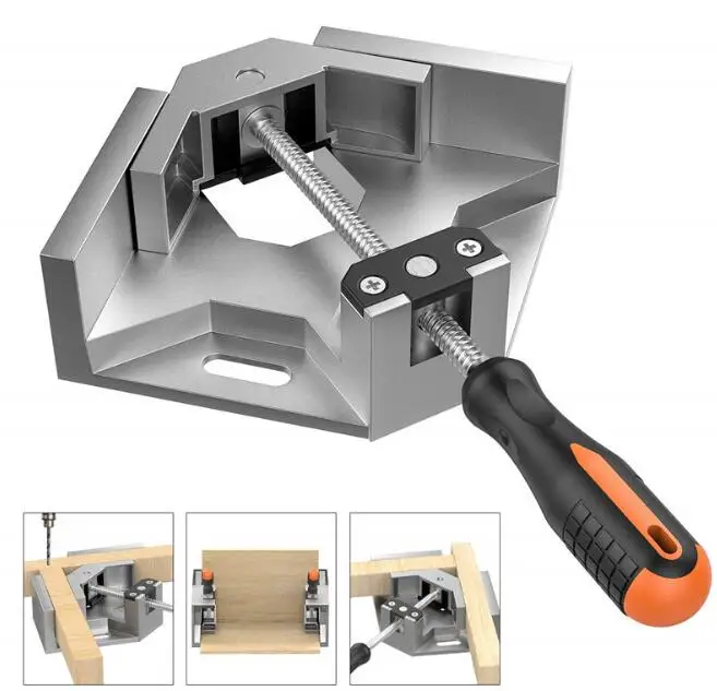 
Aluminium Alloy Single Handle High Quality 90 Degree Swing Jaw Corner Clamp 