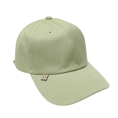 Блестящая бейсболка Smiley с логотипом, модная кепка с изогнутыми полями в Корейском стиле для пары, оптовая продажа