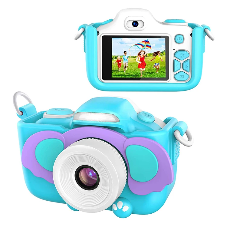 Factory Wholesale Children HD 1080 Toy Cartoon Mini Video Camera Kids Digital Video Camcorder