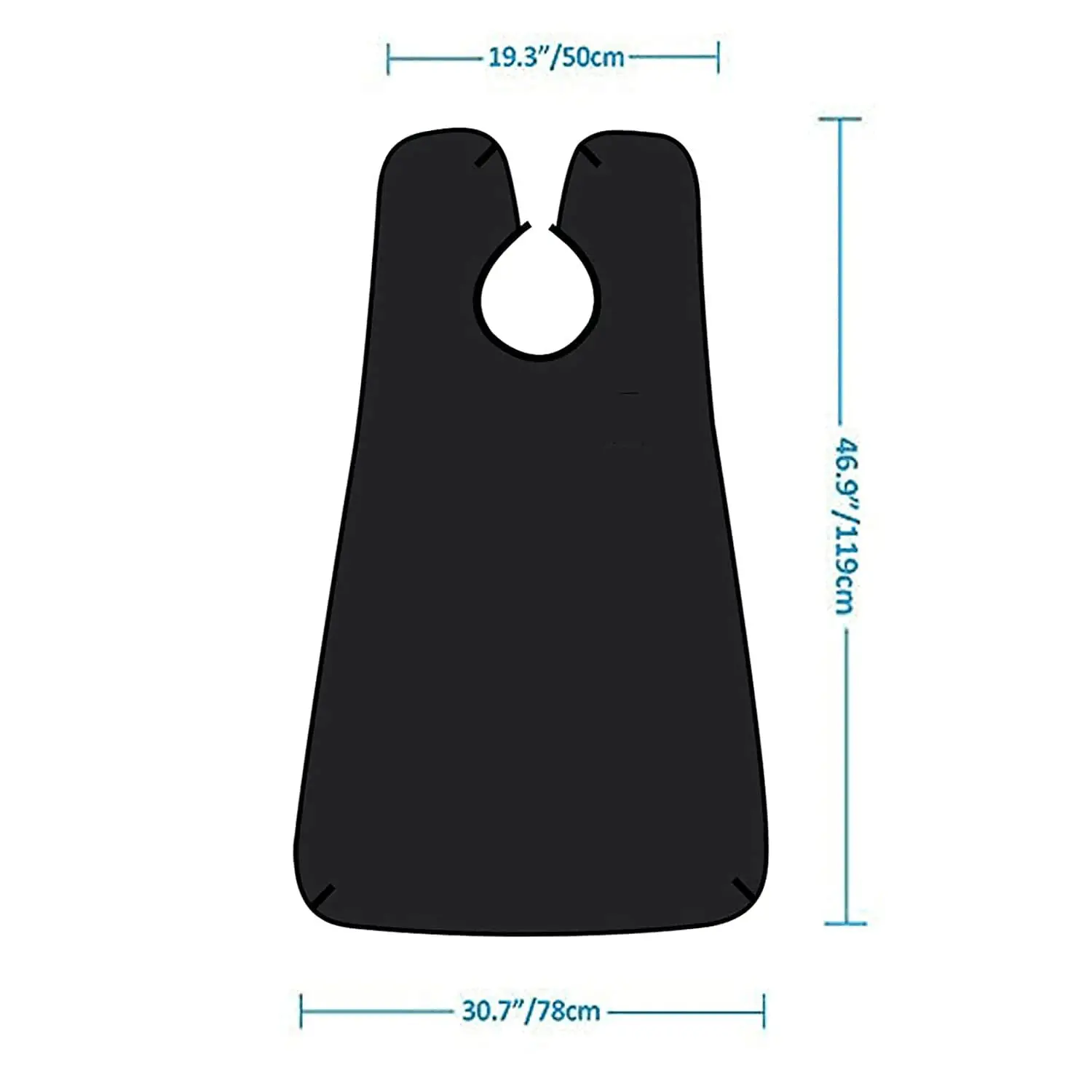 Factory Custom new male beard shaving apron care clean hair adult beard cape shave apron,shaving