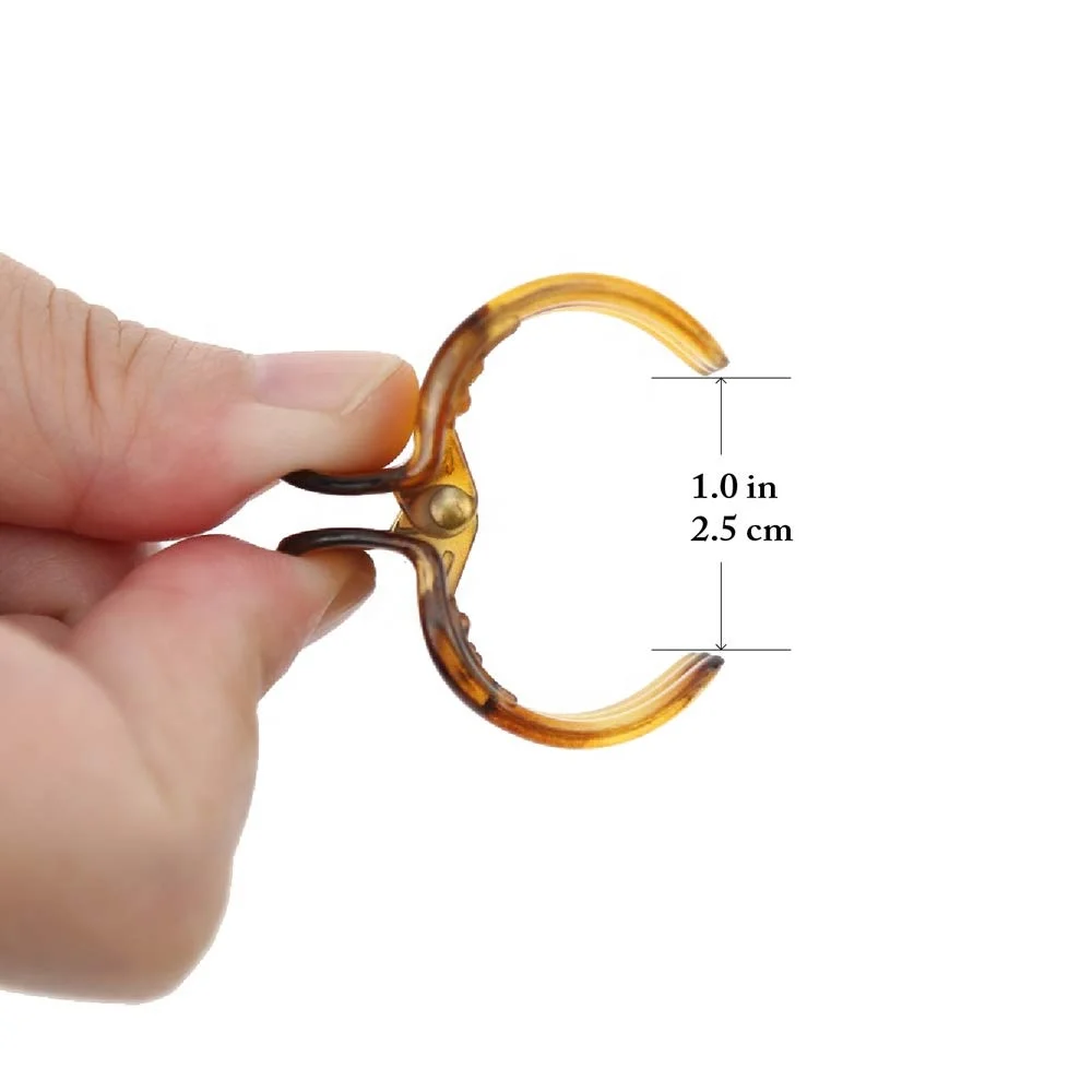 Women Crystal Plastic Hair Claw for Thin to Medium Thick Hair Beauty Basic Small Fashion Clips