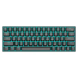 mini rgb 60% wire ergonomicmechan computer switch switches usb custom backlit wireless mechanical backlight gaming keyboard