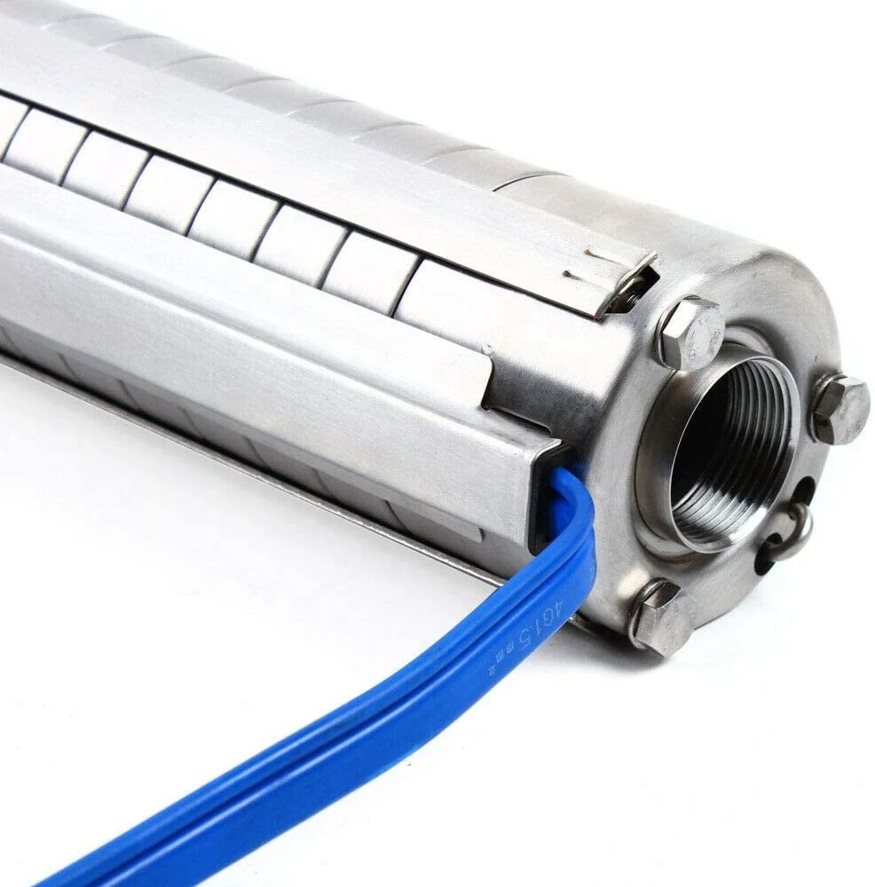 5.5KW  6Inch 7.5HP Large Flow Stainless Steel AC/DC Hybrid Submersible Solar Deep Well Water Pump For Irrigation Agriculture