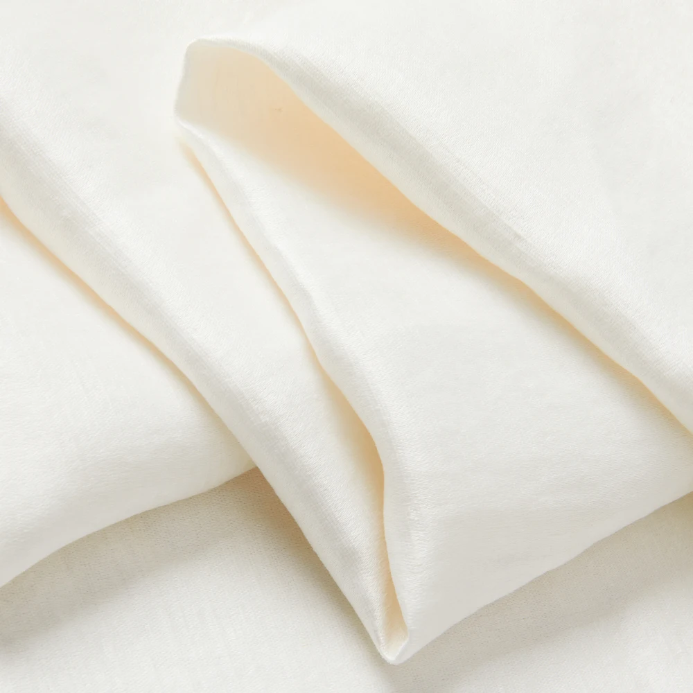 Hot sale brand exclusive natural fiber silk hemp washed look fabric with soft hand feel for homewear