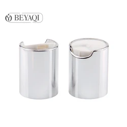 Custom Wholesale Factory Manufacturer Aluminum Plastic Disc Top Cap,24mm Press Cap,plastic press cap 28mm