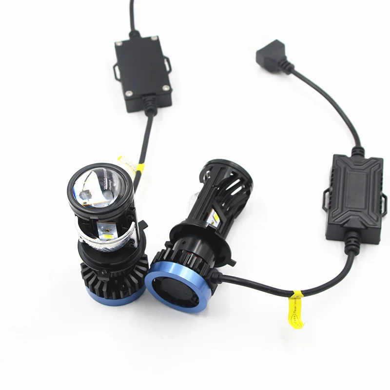 DAO Factory Direct Sales Super Bright LED Headlight Bi-beam Projector Lens Universal Cars 12 Months Hi-low Beam 1.42inch 12V/24V