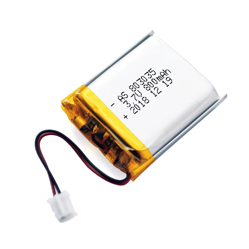 Rechargeable lithium polymer battery 3.7v 800mAh UL2054/CB certified 803035 Li polymer battery