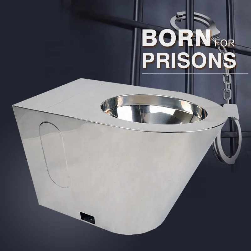 
YUSUN Satin Finished Stainless Steel Toilet Pan For Prison Jail 
