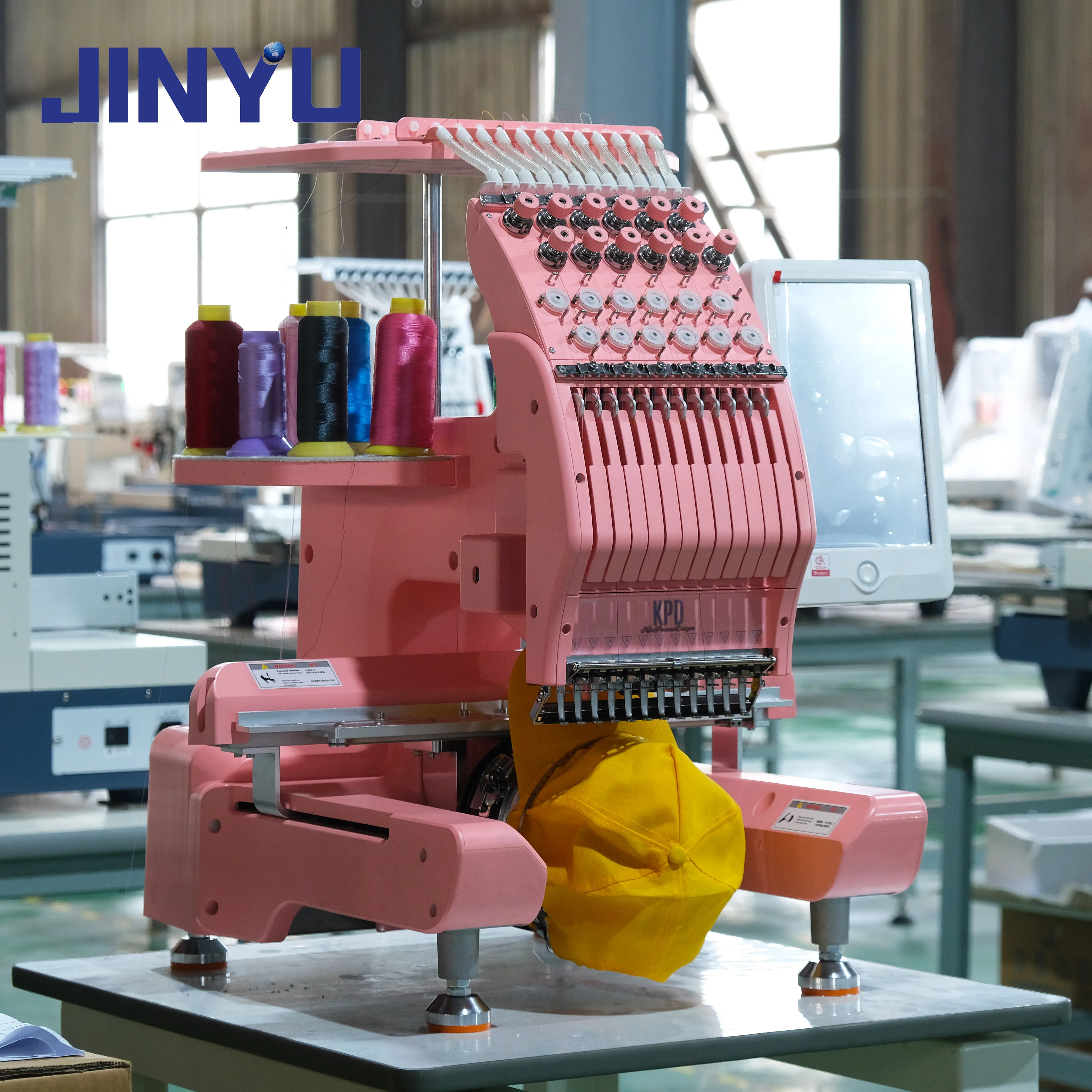 JCH1201 Embroidery Machine Single Head  Garment logo Printing Machine for Small Businesses