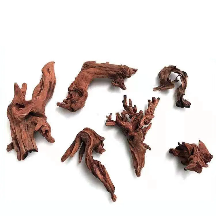 Small submerged wood mini purple teak coral shrimp wood tied water banyan aquarium aquatic landscape submerged wood