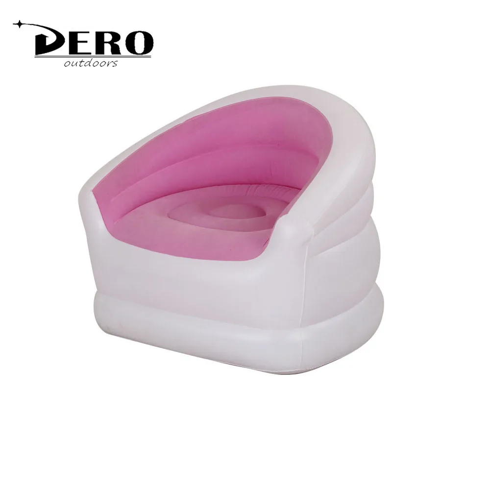 
Bean Shape PVC Inflatable Portable Pouf Chair with Backrest Chair Adult Foldable Inflatable Chair Sofa for Home and outdoor 