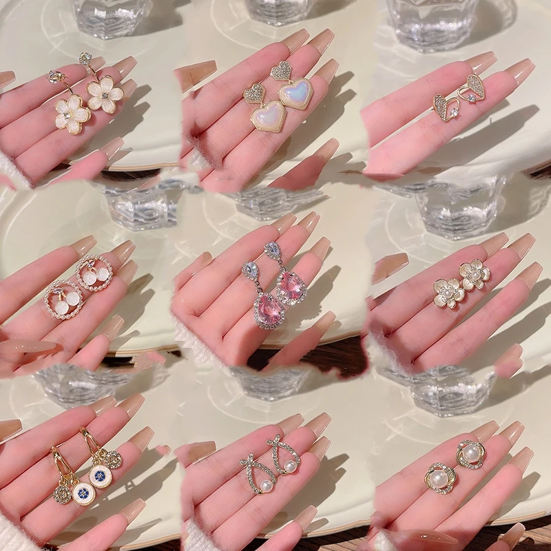 High quality Factory Price Drop earrings fashion long earrings women wholesale earrings mixed lot