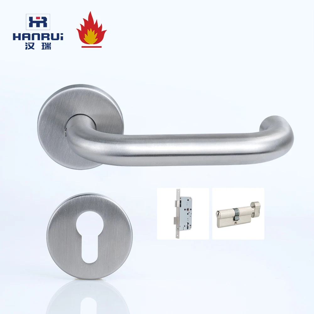 SS mortise door lock handle set door handles with lock interior doors