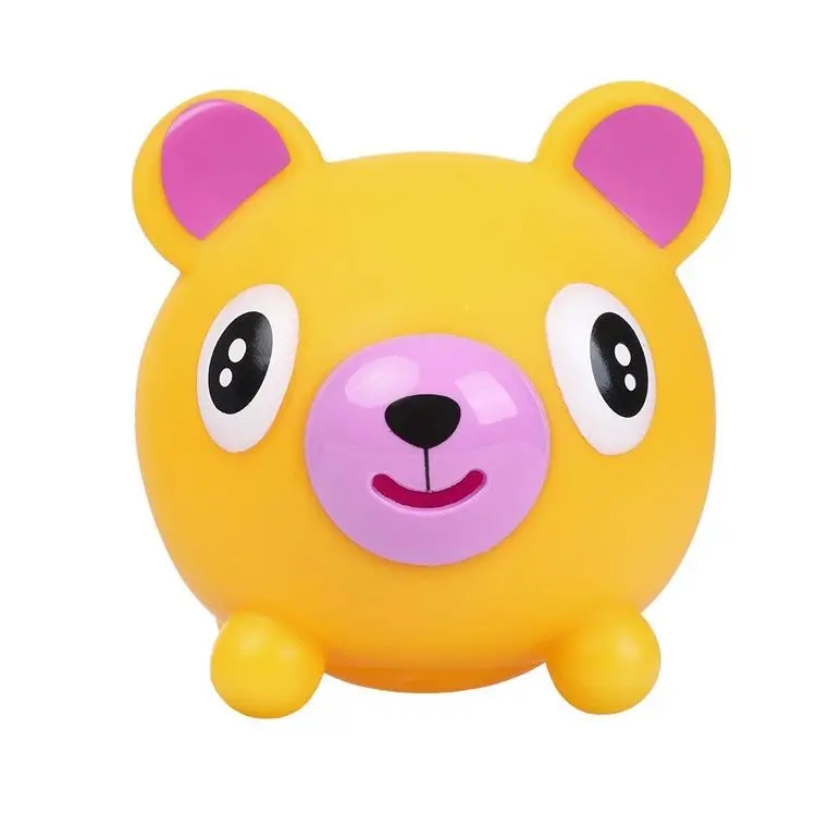 Squeezable Tongue Out Talking Animal Ball Stress Relieve Soft Ball Toy Fidget Sensory Popping Tongue Pig Toy for Kids Boys Girls