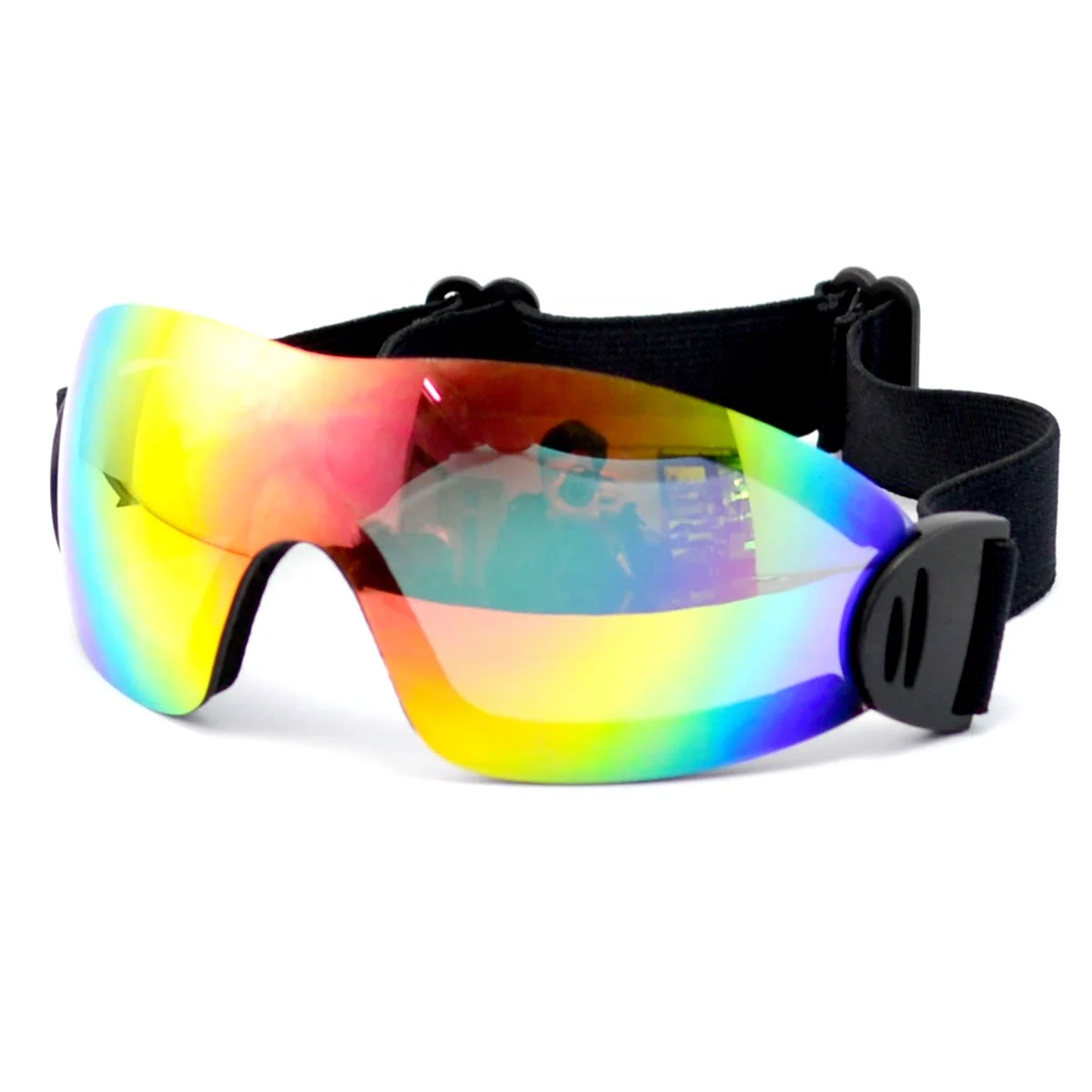 Quick adjustable headband Windproof Anti impact Skydiving goggles Mirror Skydiving Glasses with soft face foam