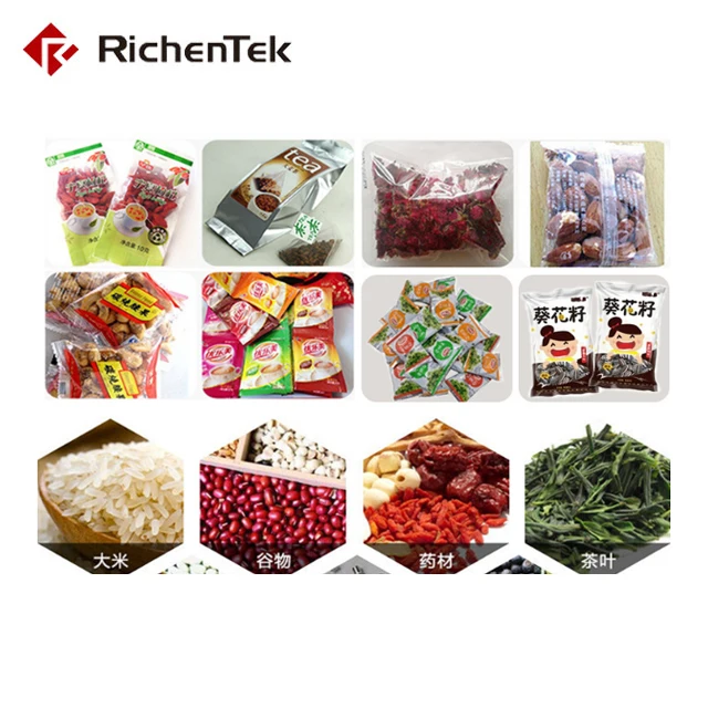Fully Automation Peanut Granule Pules Grain Rice Vacuum Packaging Machine Food Packing Machine
