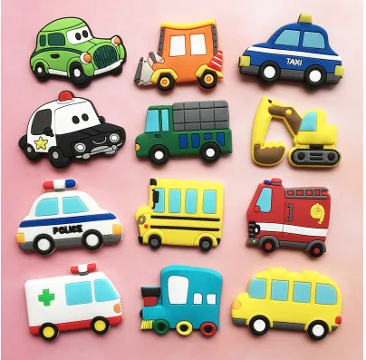 soft rubber 3d 27 designs transport fridge magnet magnets for refrigerator transport tool