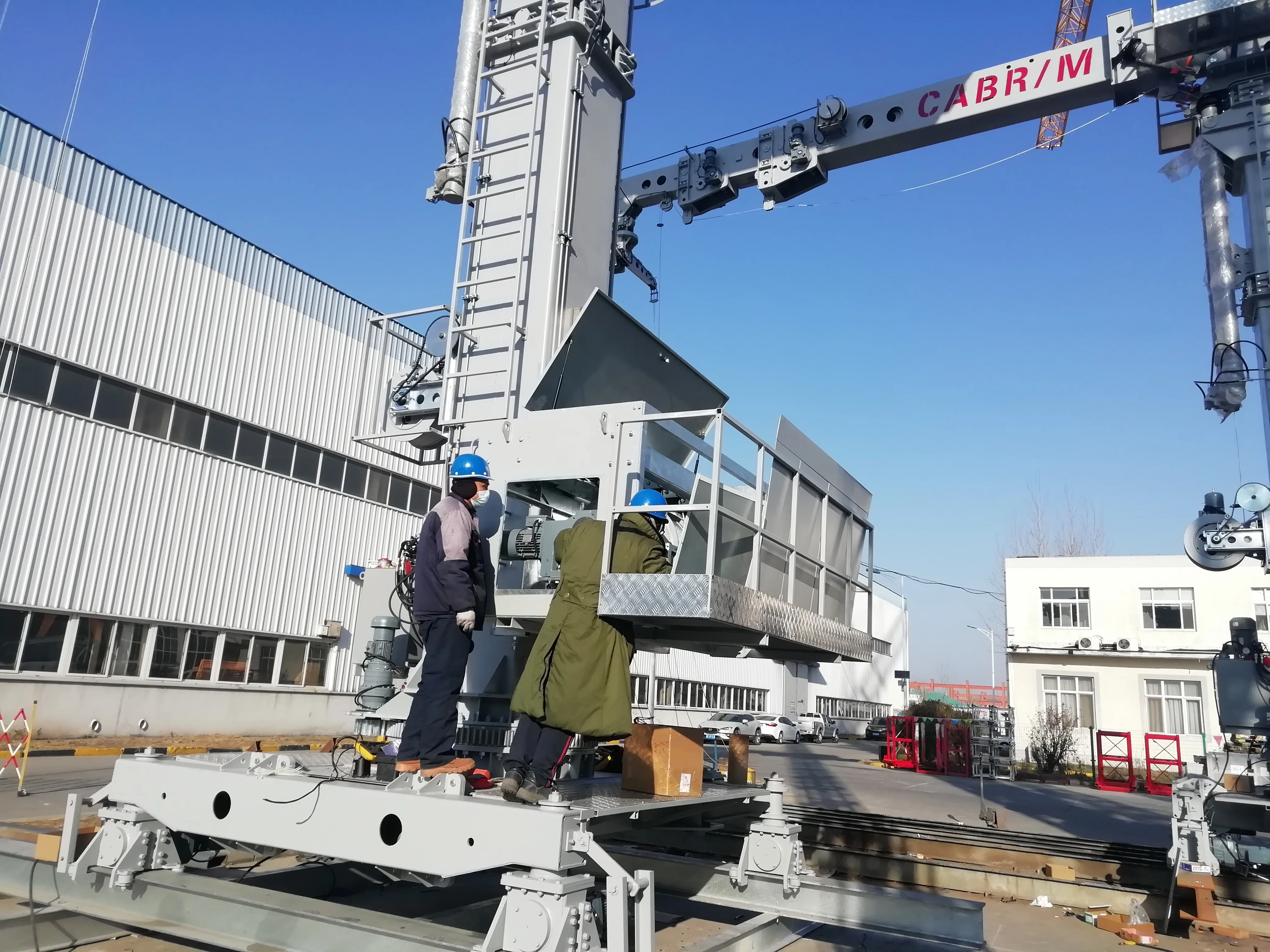 BMU window cleaning lift equipment for building facade cleaning