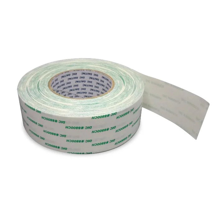 DIC 8800CH non woven self adhesive double sided tissue paper tape for Die Cutting