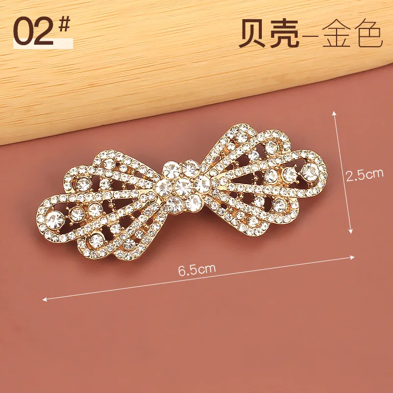 Wholesale Rhinestone Hook and Eye buckle Apparel Pair buckle Garment Buckle Accessories LSHK004