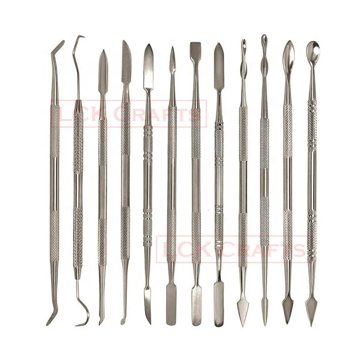 Stainless Steel Clay Tools Modeling Ceramic Pottery Wax Carving Knife Sculpture Sculpt Hobby Craft Kit Polymer Clay Tools