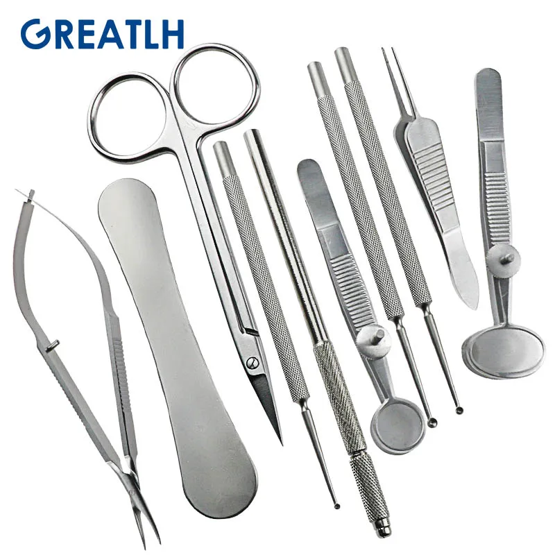 Ophthalmology Mini Surgery Instrument Set Meibomian Flap Eyelid Forceps Clip Set