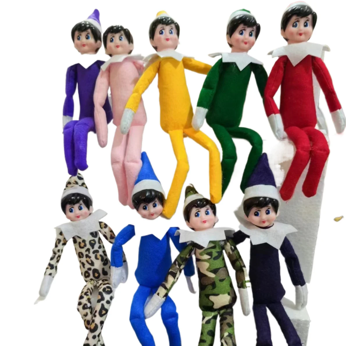 Christmas Thanksgiving Holiday Gift Display Shelves Doll House Book Shelf Elf Cartoon