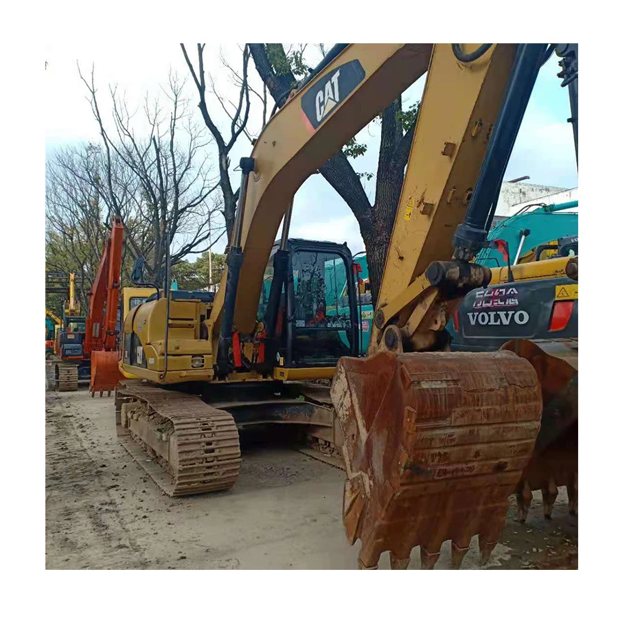 Хорошее состояние гидравлический экскаватор гусеничный 315D 15ton б/у для продажи раздав Дрон