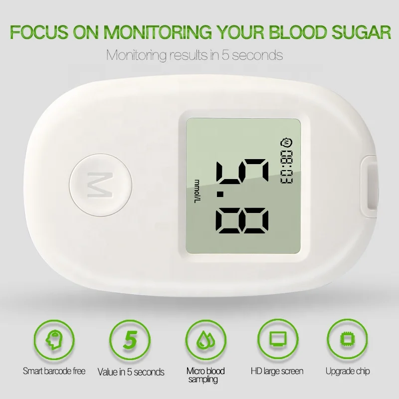  Household Portable Blood Glucose Testing Instrument Test Paper Sampling